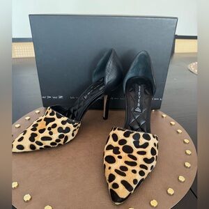 Steven by Steve Madden Vadah Leopard Print Heel Size 8